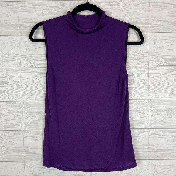 Vintage St. John Cowl Neck Wool Blend Sleeveless Blouse Size 2/P - Picture 1 of 7